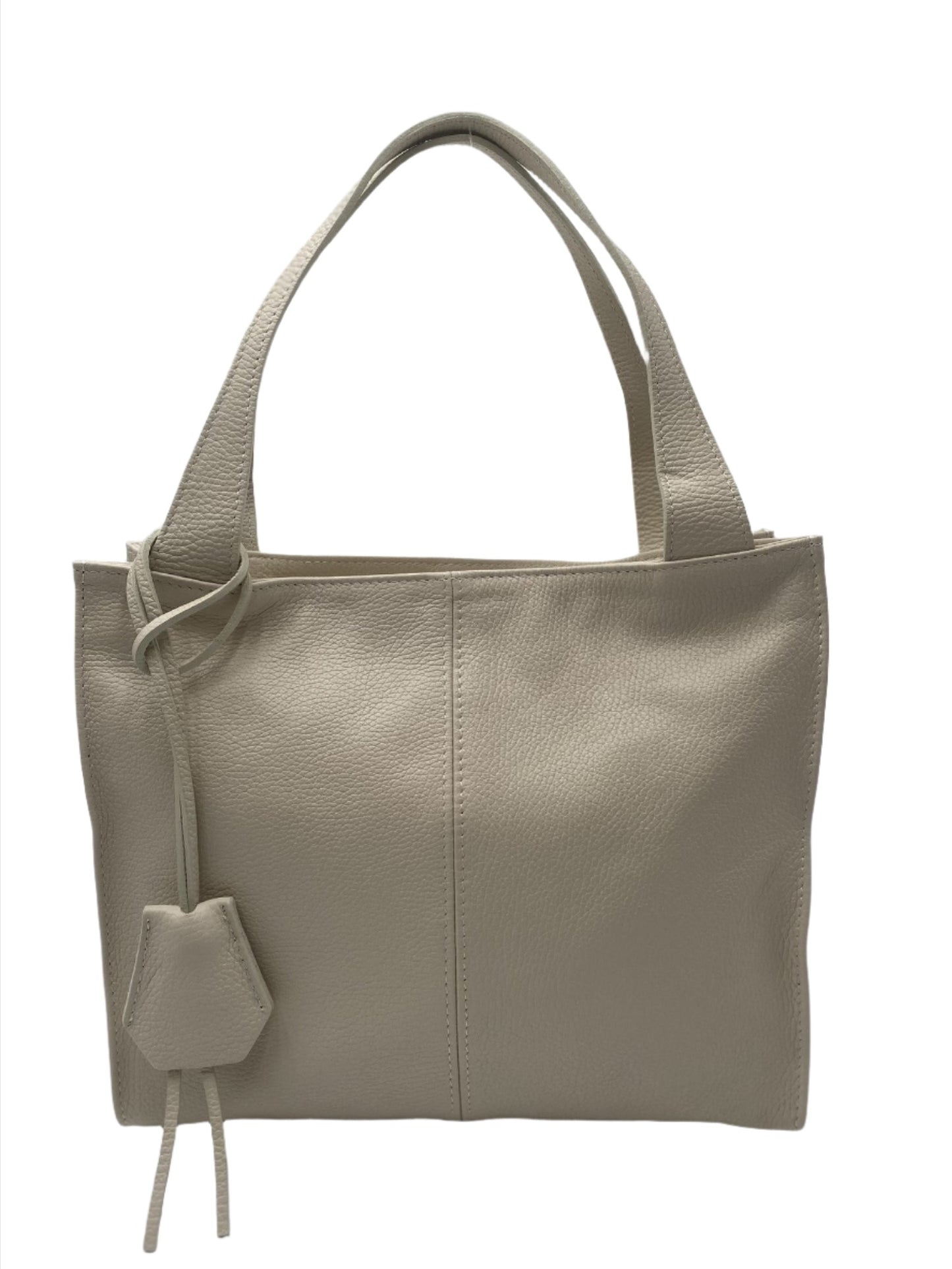 Karissa Leather Hobo Bag - Beige