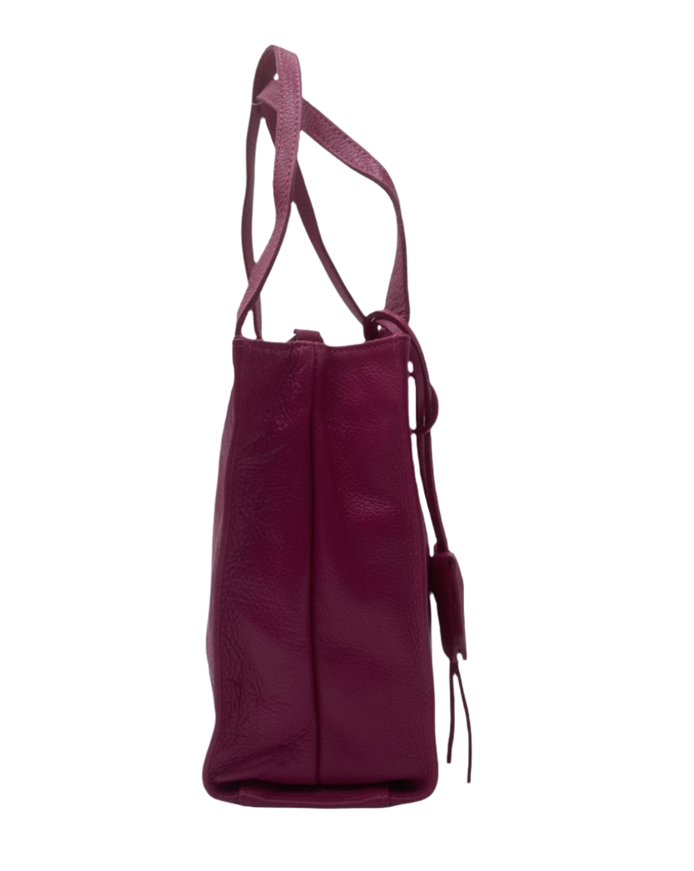 Karissa Leather Hobo Bag - Fuchsia