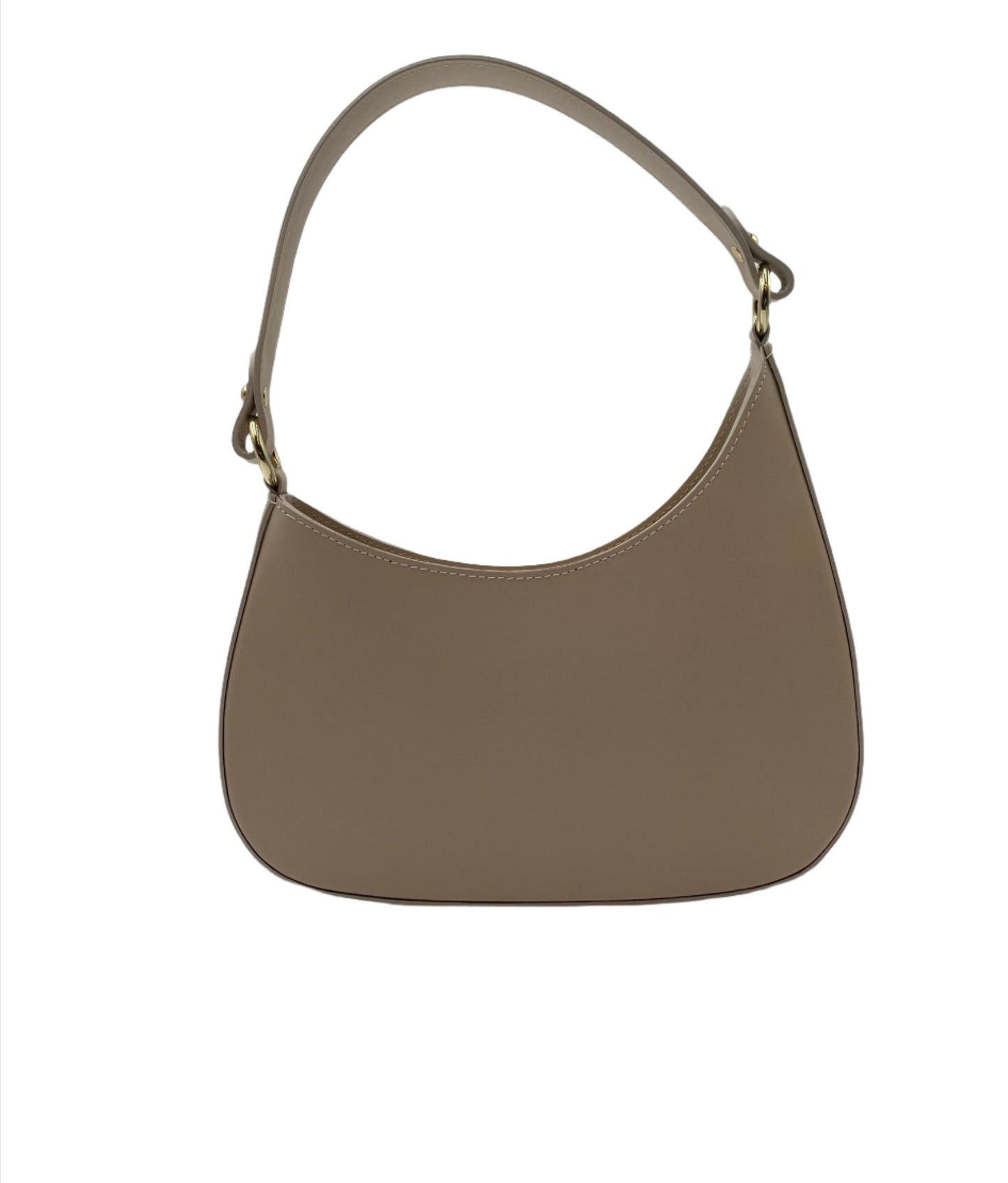 Luna Leather Hobo Bag - Beige