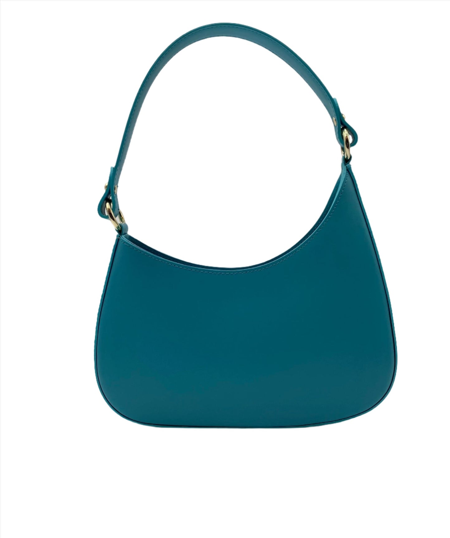 Luna Leather Hobo Bag - Turquoise