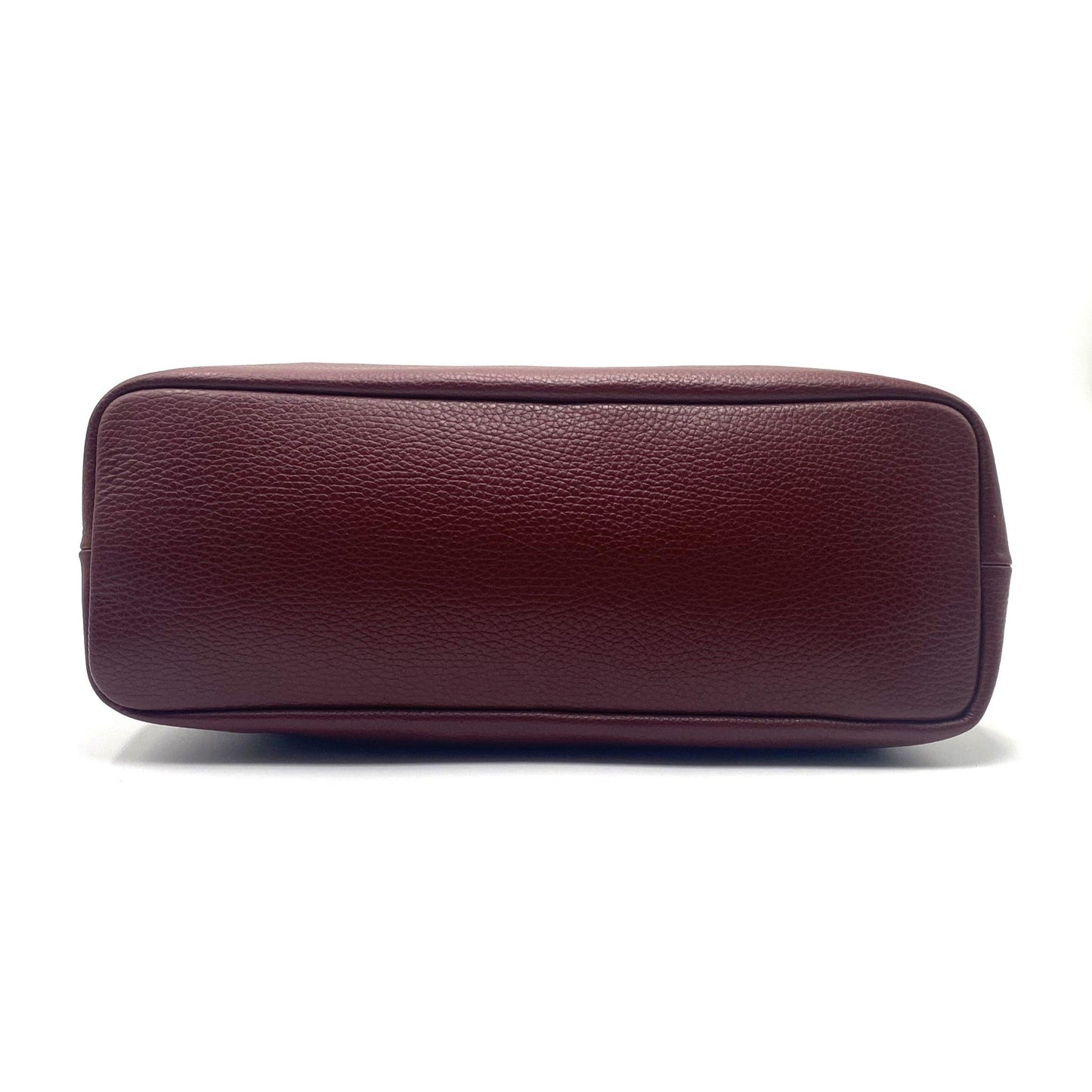 Gianna Leather Shoulder Bag - Burgundy